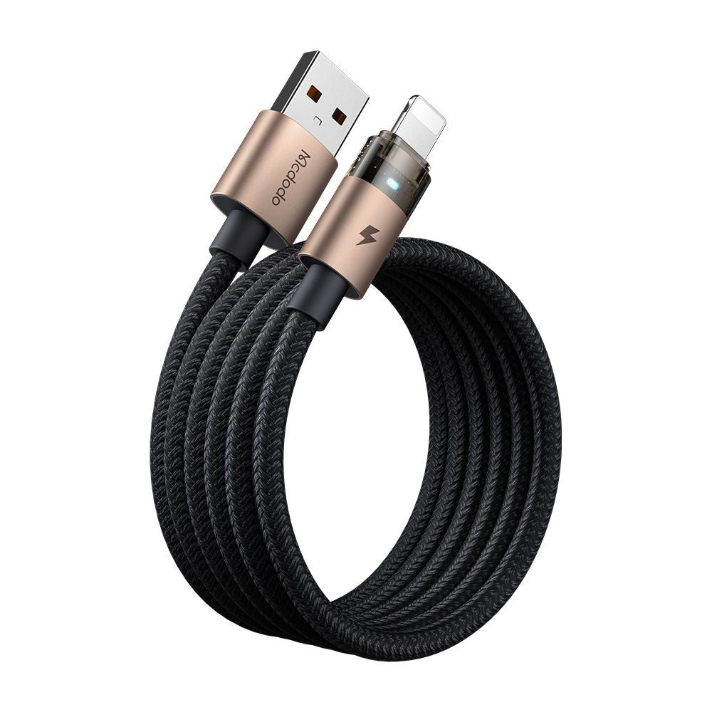 Kabel do danych i ładowania USB-A - Lightning McDodo CA-6911, 18W, 1.2m, Złoty