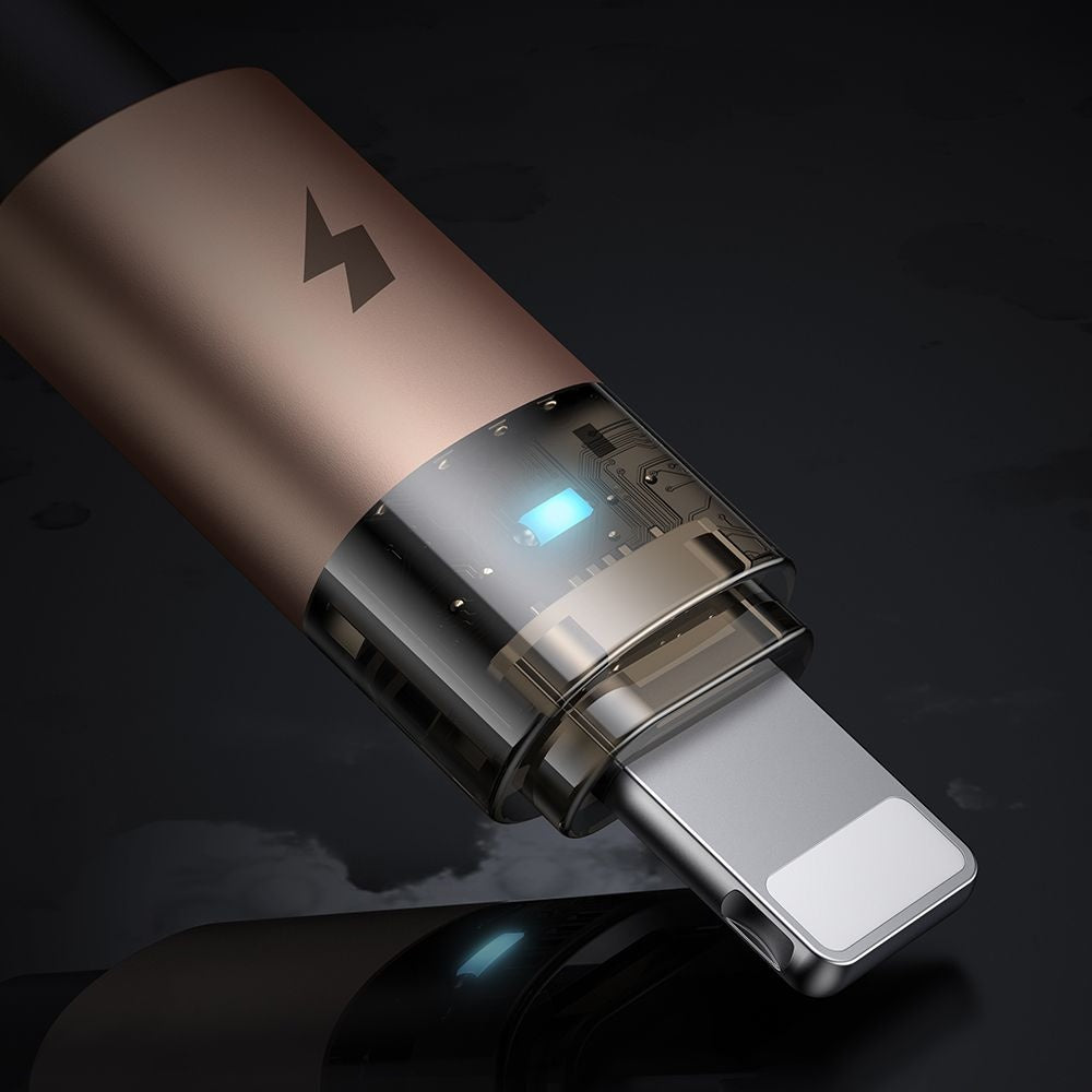 Kabel do danych i ładowania USB-A - Lightning McDodo CA-6911, 18W, 1.2m, Złoty