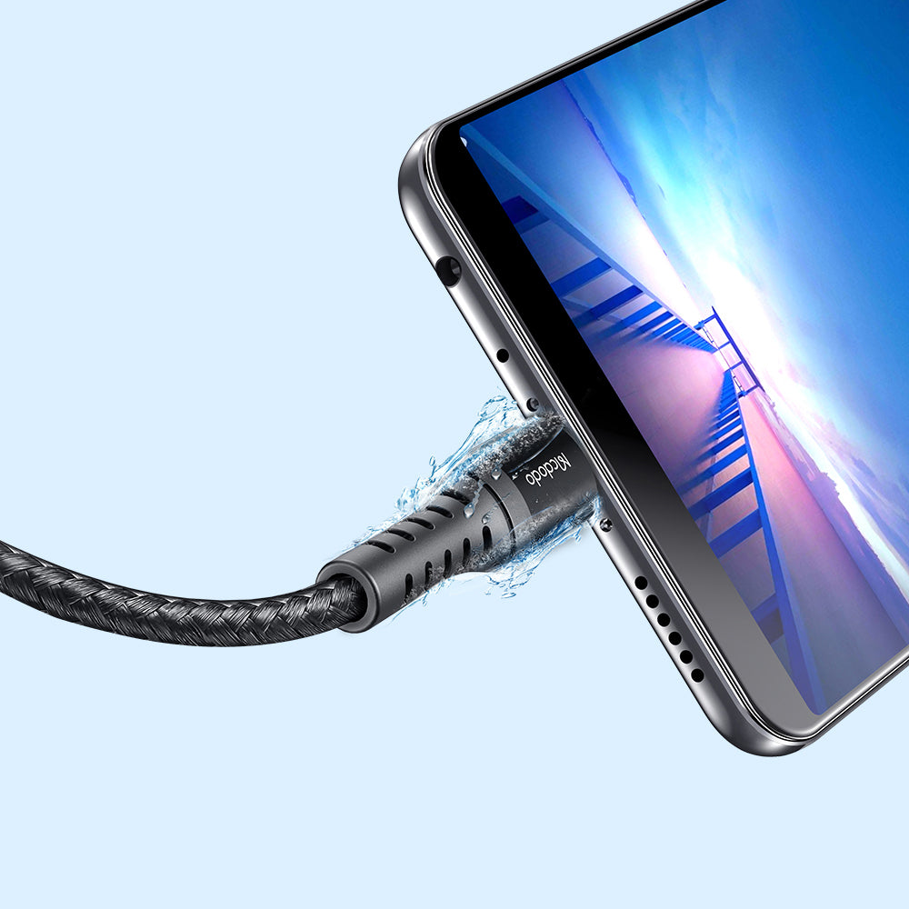Kabel do danych i ładowania USB-A - microUSB McDodo CA-2281, 18W, 1m, Czarny