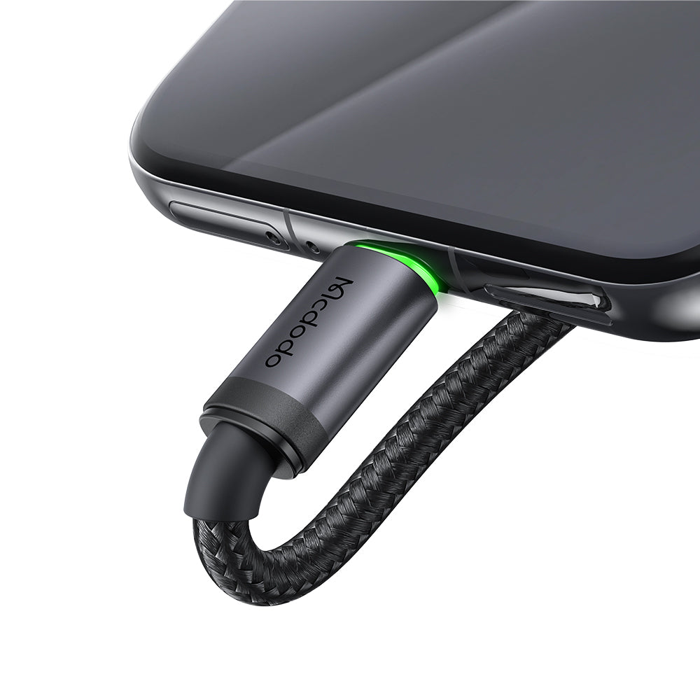 Kabel do danych i ładowania USB-A - microUSB McDodo CA-3990, 18W, 1m, Czarny