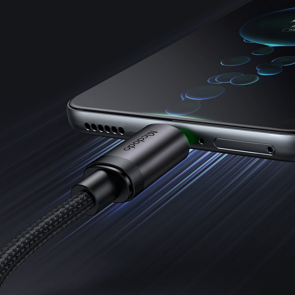 Kabel do danych i ładowania USB-A - microUSB McDodo CA-3990, 18W, 1m, Czarny
