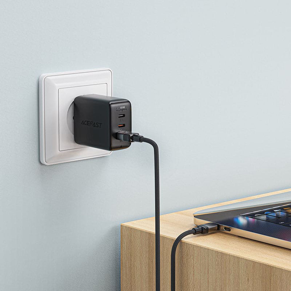 Kabel do danych i ładowania USB-A - USB-C Acefast C9-04, 18W, 1.2m, Czarny