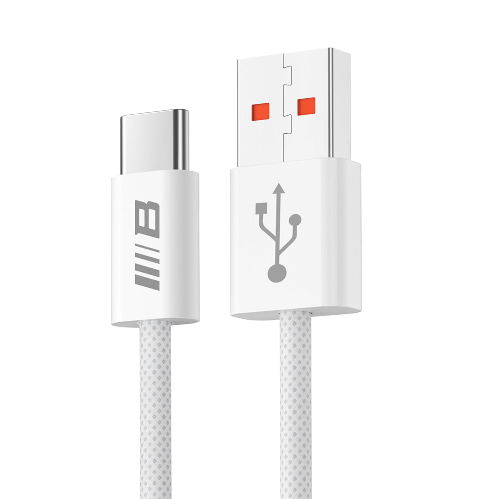 Kabel do danych i ładowania USB-A - USB-C Blueo, 18W, 1.5m, Biały