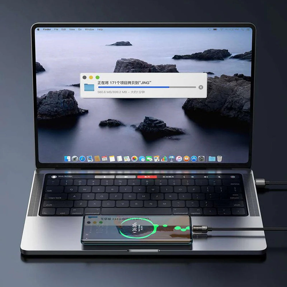 Kabel do danych i ładowania USB-A - USB-C McDodo CA-3150 Auto Power Off, 100W, 1.2m, Czarny