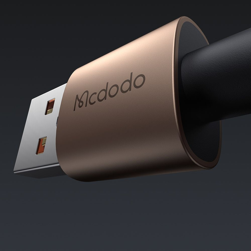 Kabel do danych i ładowania USB-A - USB-C McDodo CA-6891, 66W, 1.2m, Złoty
