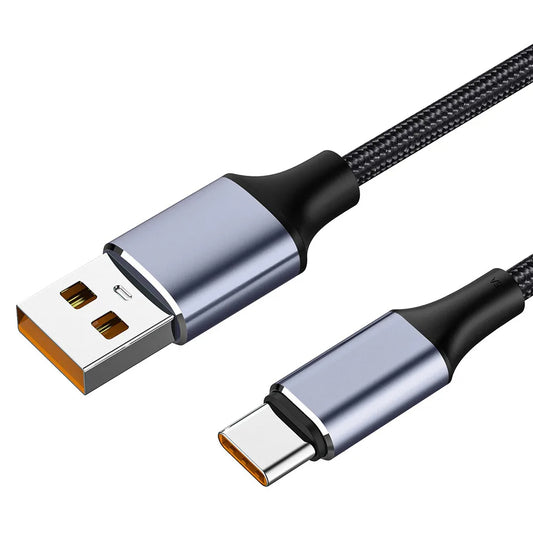 Kabel do danych i ładowania USB-A - USB-C Techsuit PCB018, 100W, 1m, Czarny