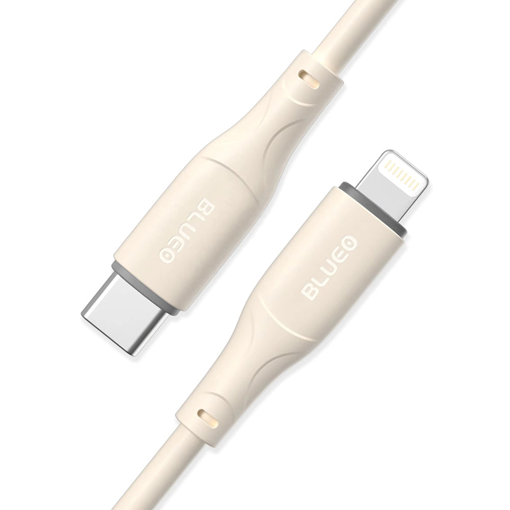 Kabel do danych i ładowania USB-C - Lightning Blueo Ape Legend, 20W, 1,5m, Szary