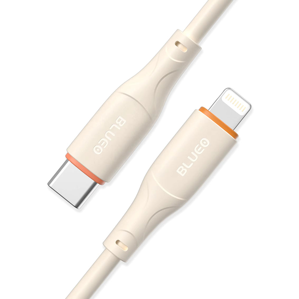 Kabel do danych i ładowania USB-C - Lightning Blueo Ape Legend, 20W, 1,5m, Pomarańczowy