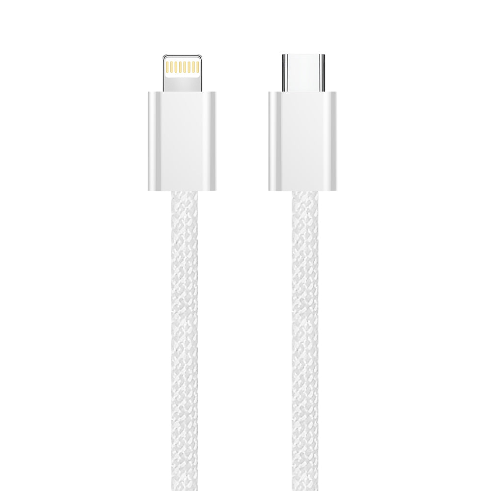 Kabel do danych i ładowania USB-C - Lightning ColorWay CW-CBPDCL061, 27W, 1m, Szary