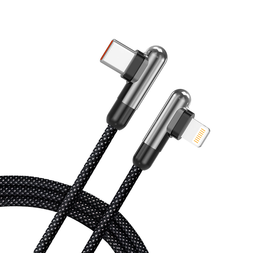 Kabel do danych i ładowania USB-C - Lightning Lito LD13CL, 30W, 1m, czarny