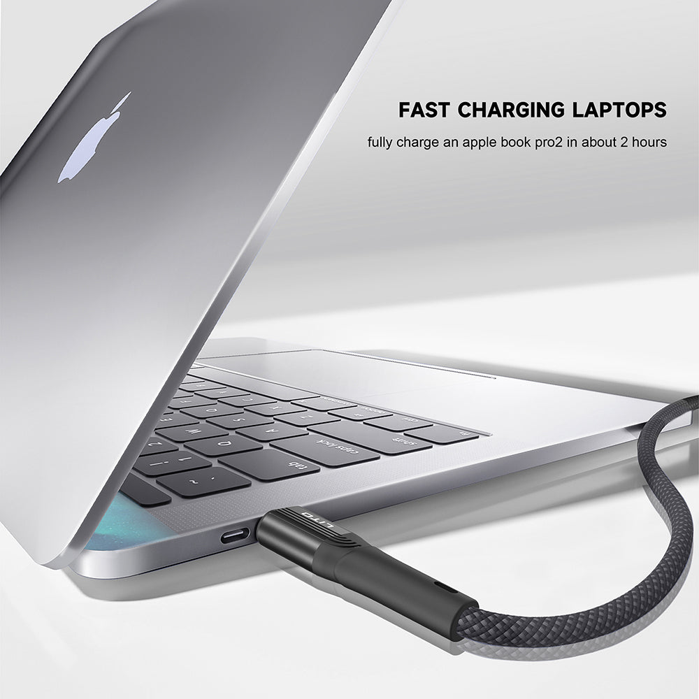Kabel do danych i ładowania USB-C - Lightning Lito LD14CL, 30W, 1m, Czarny