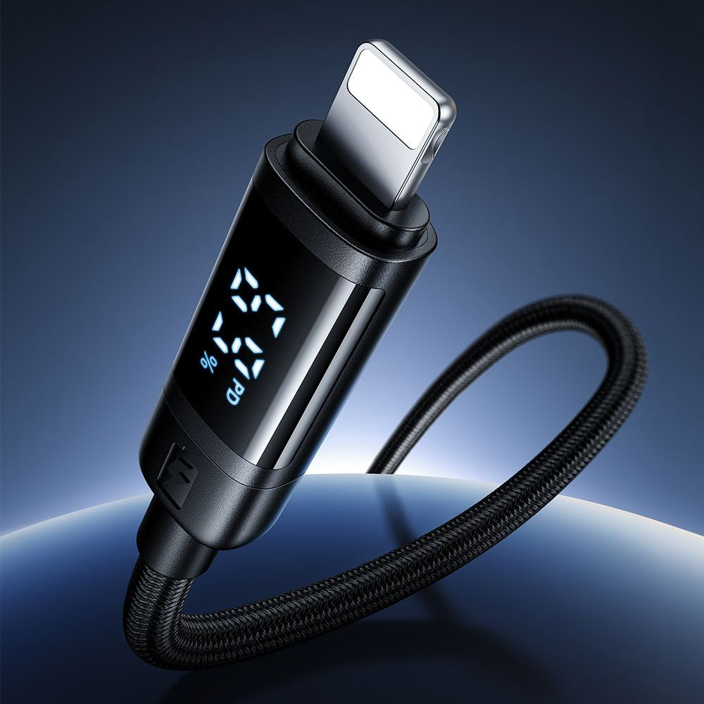 Kabel do danych i ładowania USB-C - Lightning McDodo CA-5210 Bat Display, 36W, 1.2m, Czarny