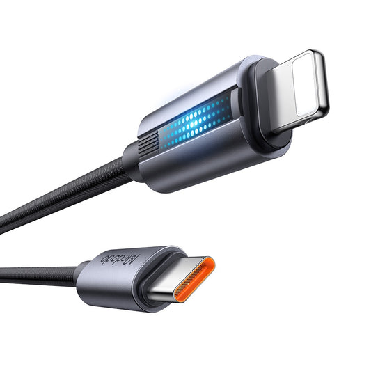 Kabel do danych i ładowania USB-C - Lightning McDodo CA-5710, 36W, 1.2m, Czarny