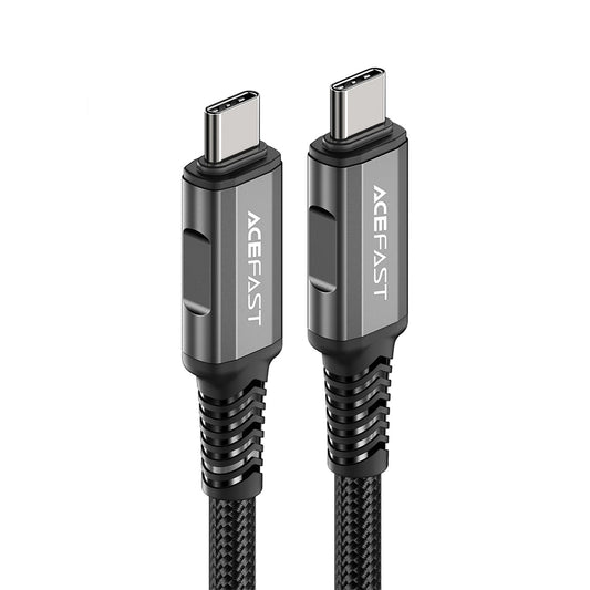 Kabel do danych i ładowania USB-C - USB-C Acefast C1-09, 240W, 1m, Szary