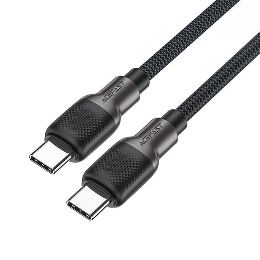 Kabel do danych i ładowania USB-C - USB-C Acefast C10-03, 60W, 1.2m, Czarny