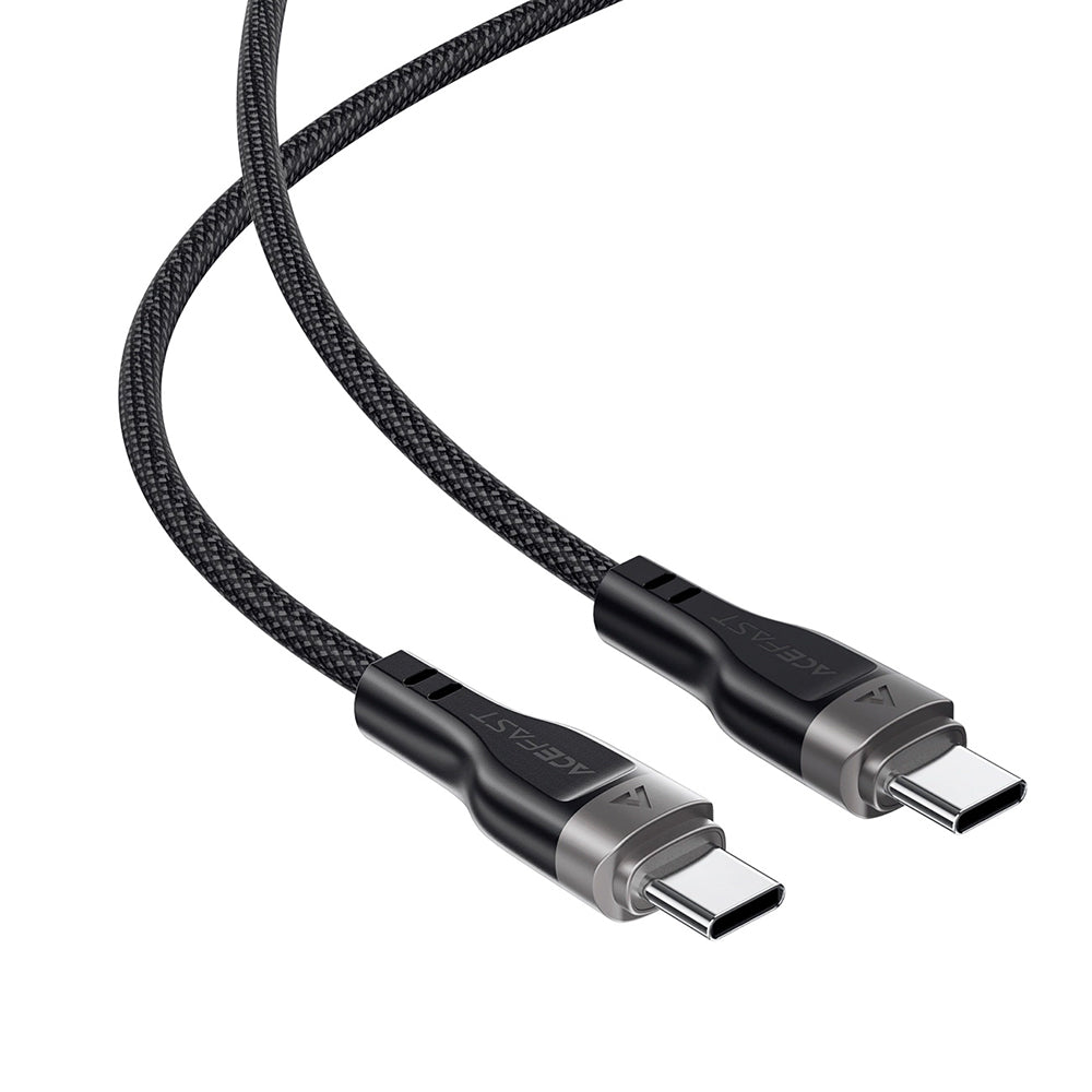 Kabel do danych i ładowania USB-C - USB-C Acefast C11-03, 60W, 1.2m, Czarny