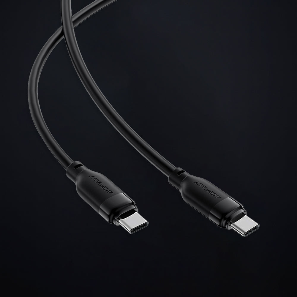 Kabel do danych i ładowania USB-C - USB-C Acefast C16-03, 60W, 1.2m, Czarny