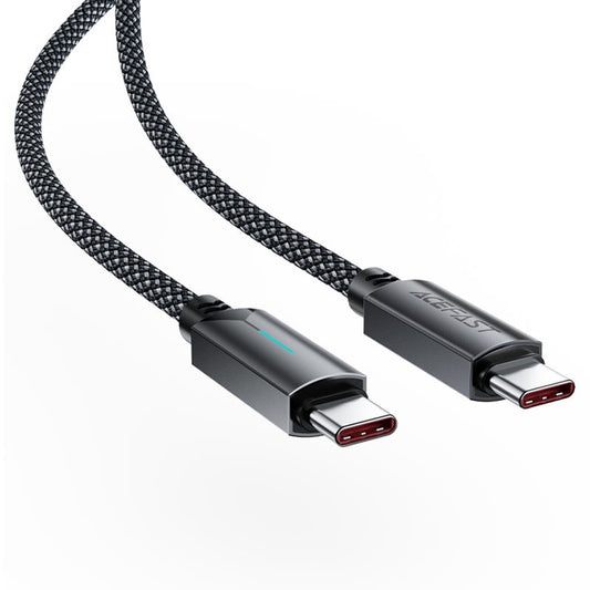 Kabel do danych i ładowania USB-C - USB-C Acefast C19-03, 60W, 1.2m, Czarny