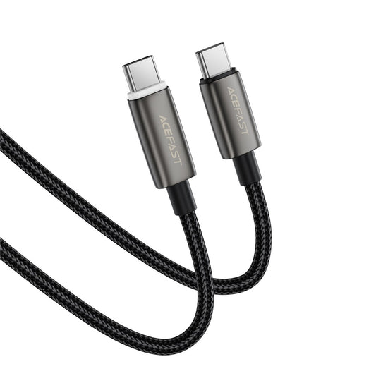 Kabel do danych i ładowania USB-C - USB-C Acefast C23-03, 60W, 1.2m, Czarny