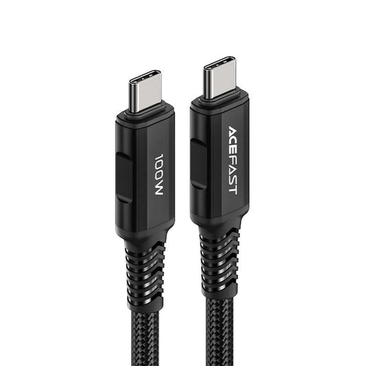 Kabel do danych i ładowania USB-C - USB-C Acefast C4-03, 100W, 2m, Czarny