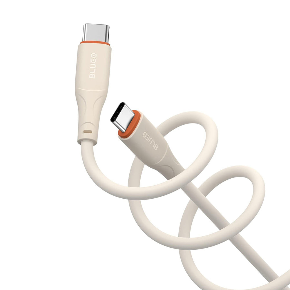 Kabel do danych i ładowania USB-C - USB-C Blueo Ape Legend, 100W, 1.5m, Pomarańczowy
