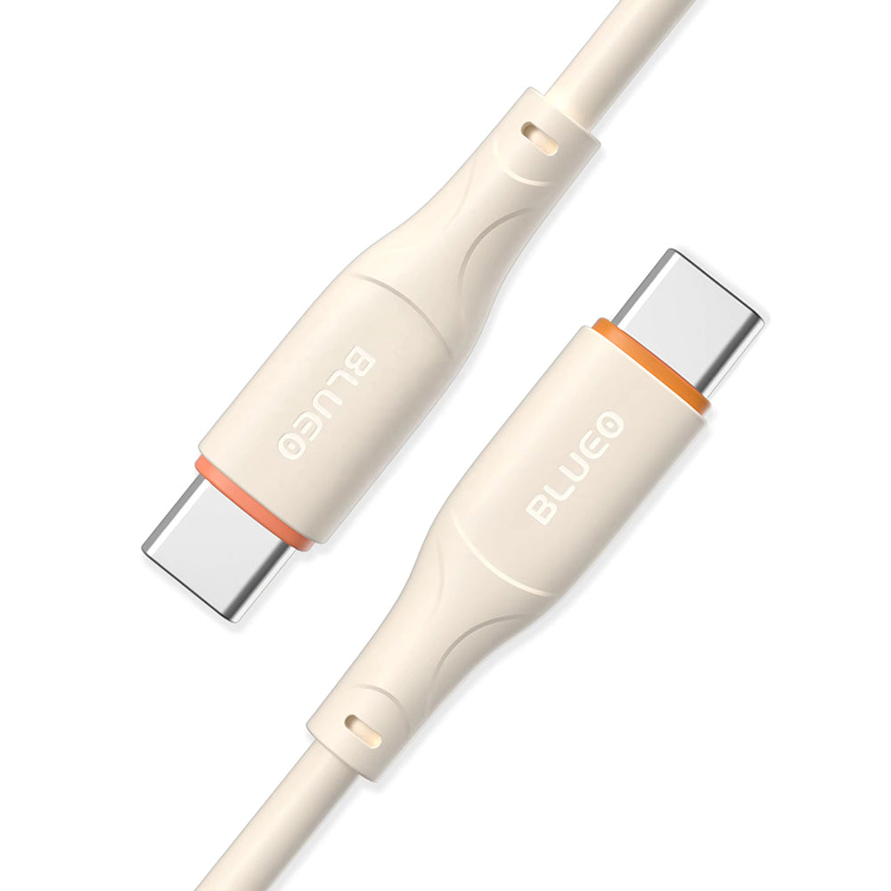 Kabel do danych i ładowania USB-C - USB-C Blueo Ape Legend, 100W, 1.5m, Pomarańczowy