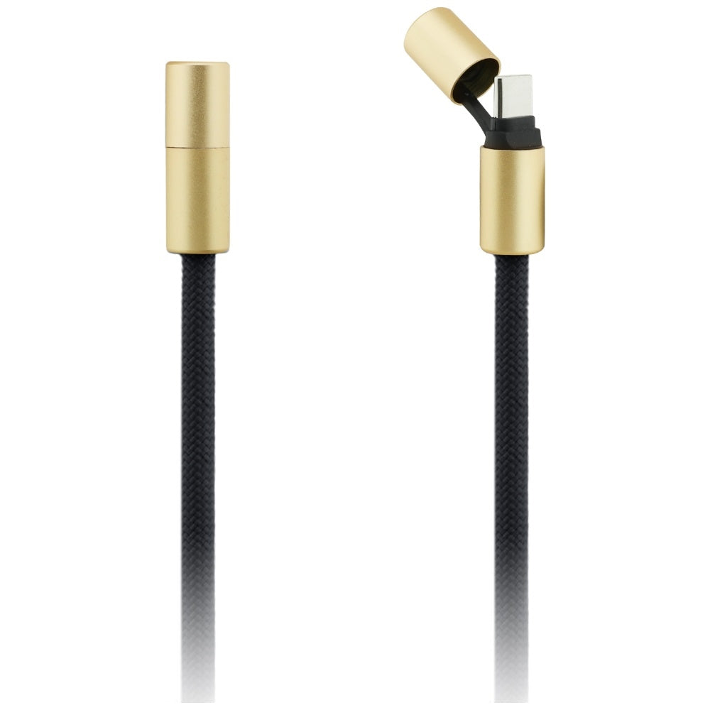 Kabel do danych i ładowania USB-C - USB-C Guess CBDY 4G Charm, 100W, 1,5m, Czarny