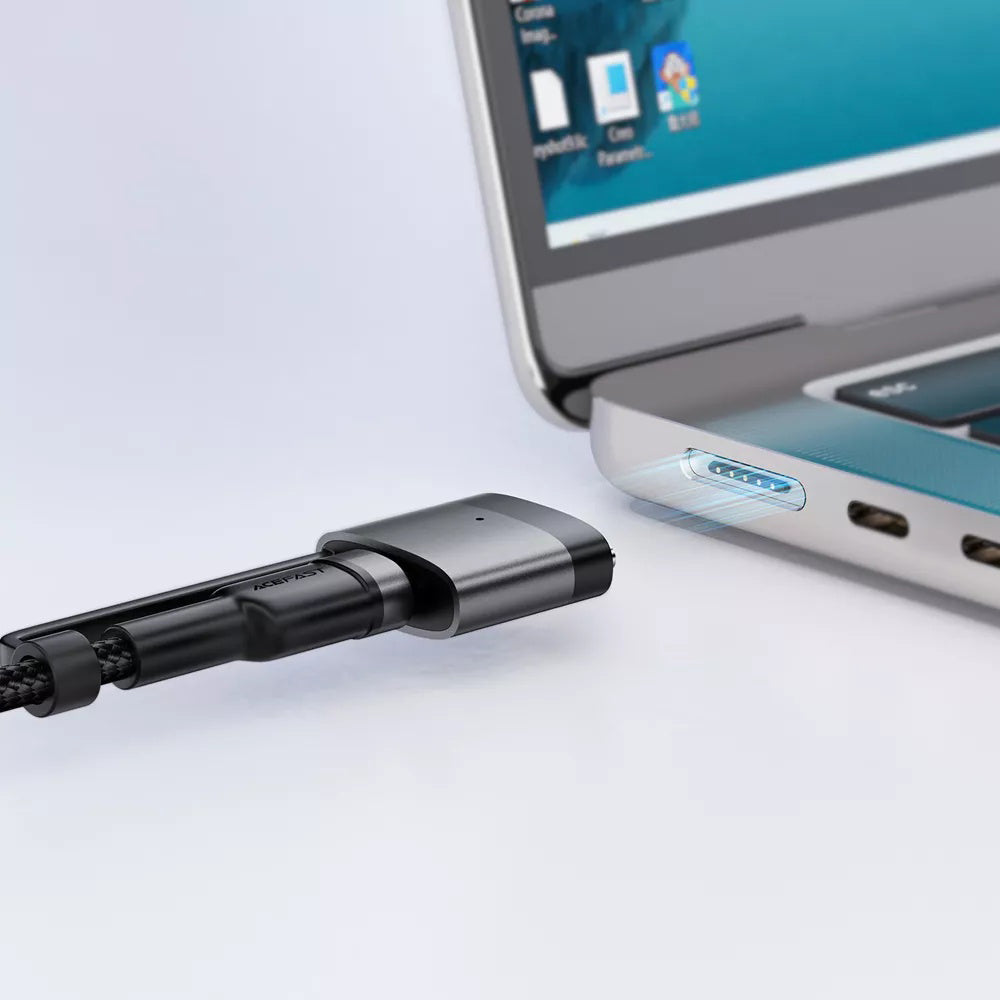 Kabel ładowania Acefast, USB-C - USB-C / MagSafe 3, 240W, 1.2m, Czarny