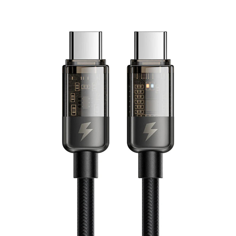 Kabel do danych i ładowania USB-C - USB-C McDodo CA-2840 Auto Power Off, 100W, 1,2m, Czarny