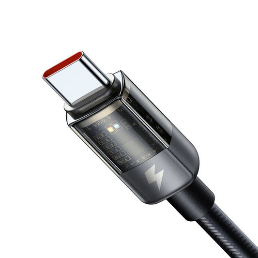 Kabel do danych i ładowania USB-C - USB-C McDodo CA-2840 Auto Power Off, 100W, 1,2m, Czarny