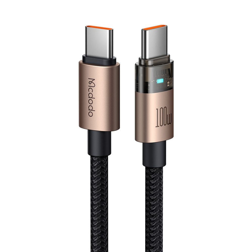 Kabel do danych i ładowania USB-C - USB-C McDodo CA-5581, 100W, 1.2m, Złoty