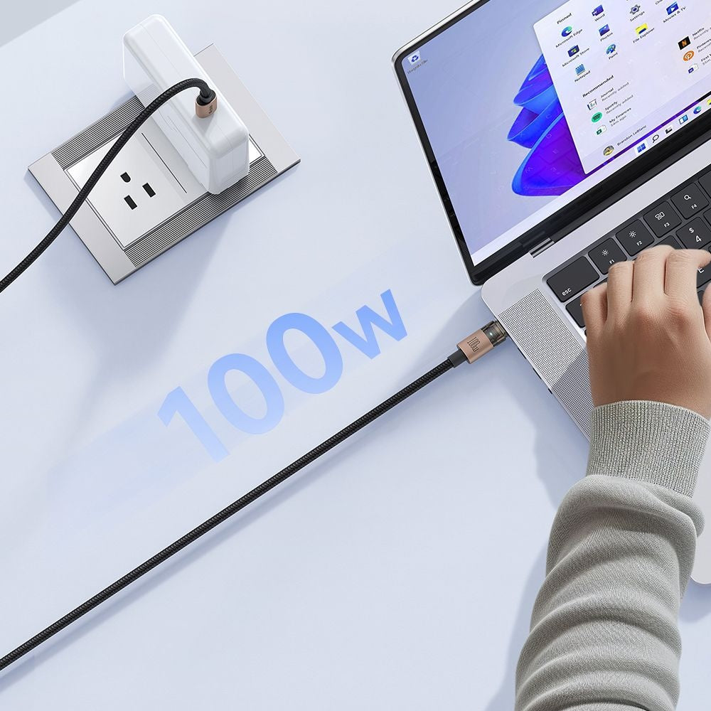 Kabel do danych i ładowania USB-C - USB-C McDodo CA-5581, 100W, 1.2m, Złoty