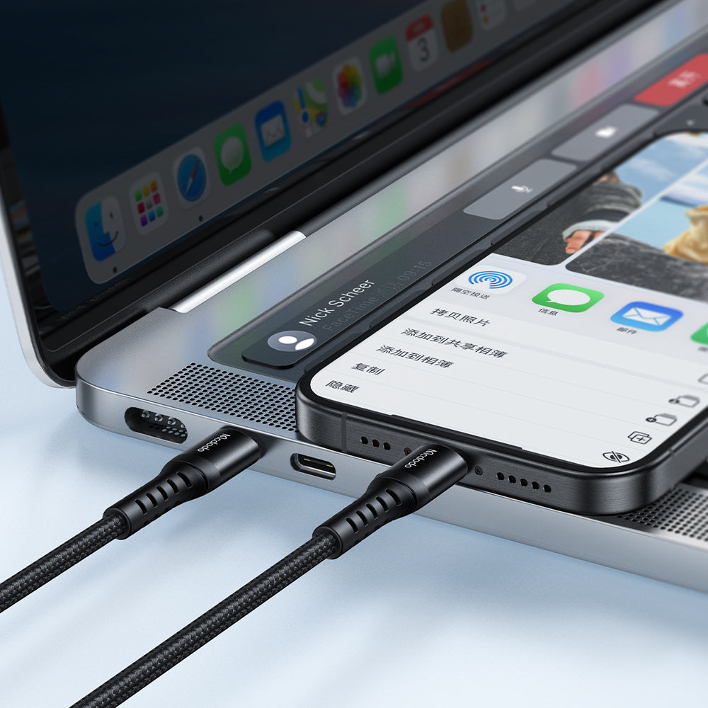 Kabel do danych i ładowania USB-C - USB-C McDodo CA-5641, 60W, 1m, Czarny