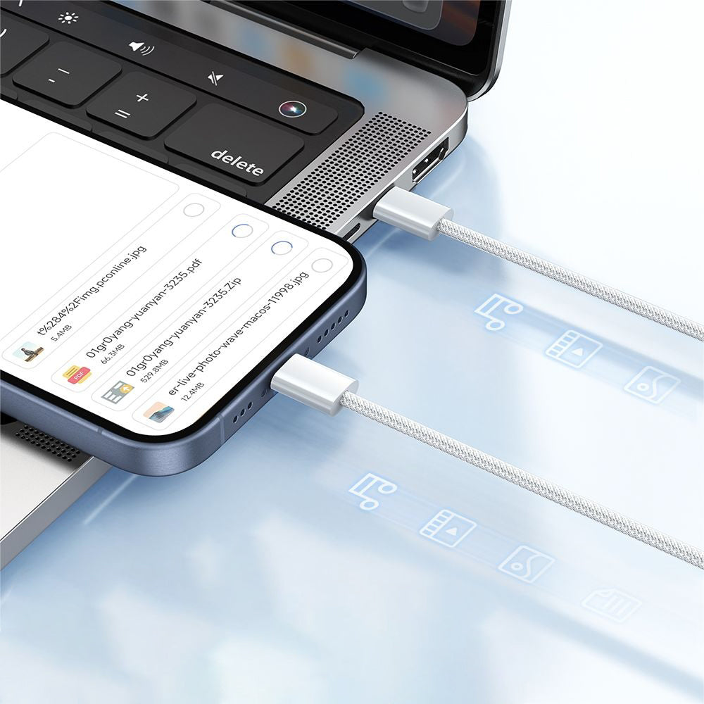 Kabel do danych i ładowania USB-C - USB-C McDodo CA-5690, 60W, 1m, Biały
