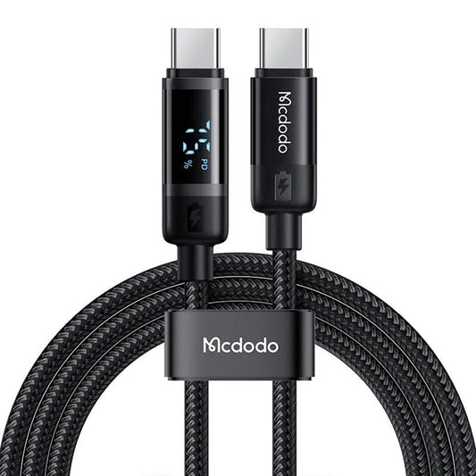 USB-C Data and Charging Cable - USB-C McDodo CA-5780 Bat Display, 60W, 1.2m, Black