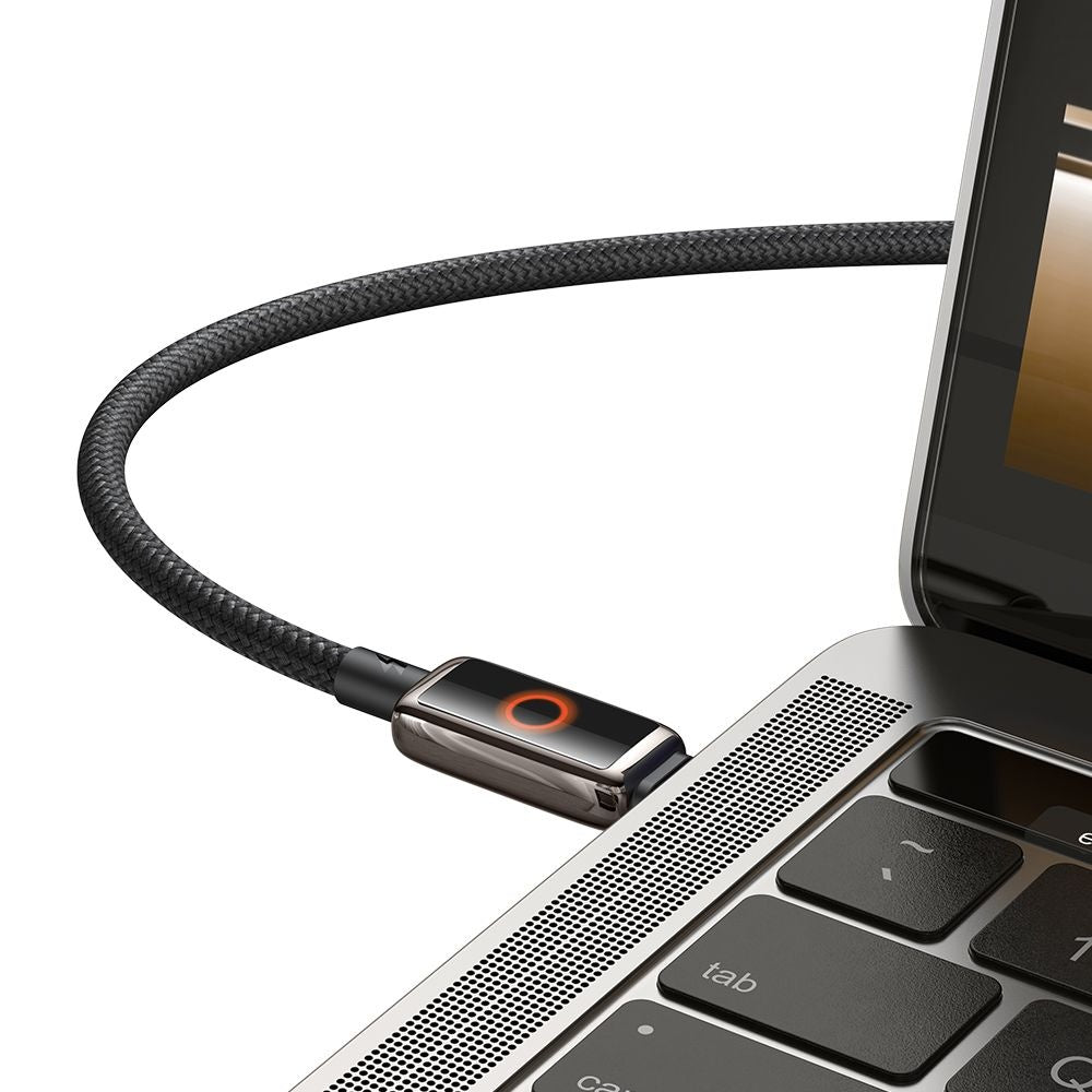 Kabel do danych i ładowania USB-C - USB-C McDodo CA-6680 Auto Power Off, 100W, 1.2m, Czarny