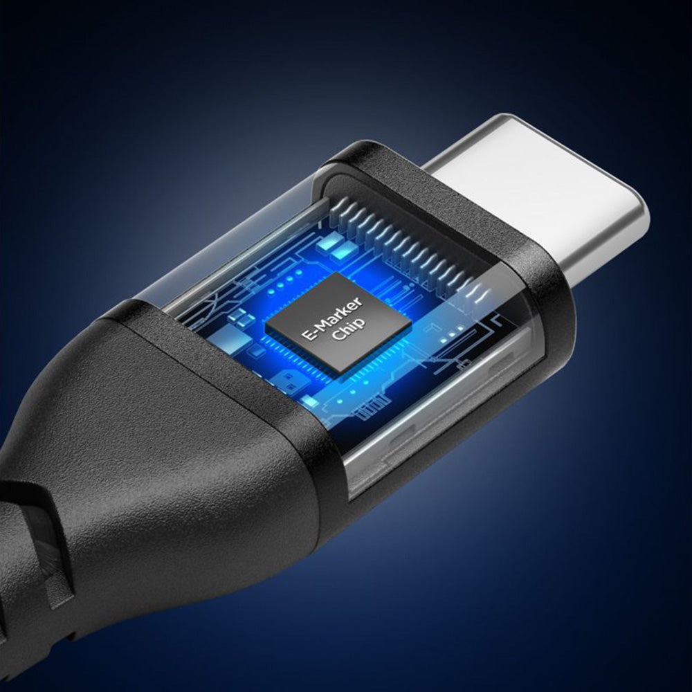 Kabel do danych i ładowania USB-C - USB-C Spigen EB10010CCA, 100W, 1m, Czarny ACA11103