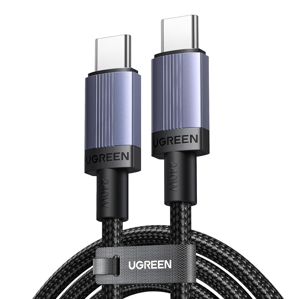 Kabel do danych i ładowania USB-C - USB-C UGREEN L532, 240W, 3m, Szary