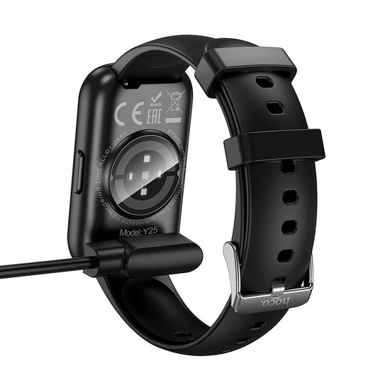 Kabel do ładowania Smartwatch HOCO Y25, USB-A, Czarny