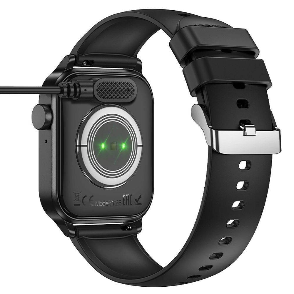 Kabel do ładowania Smartwatch HOCO Y26 / Y27, USB-A, Czarny