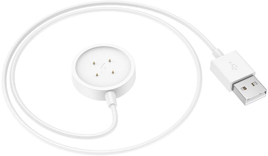 Charging Cable for HOCO Y24 Smartwatch, USB-A, White