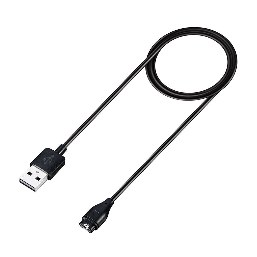 Kabel ładowania Techsuit TGC1 do Garmin Watch Fenix / vivoactive Series, USB-A, Czarny