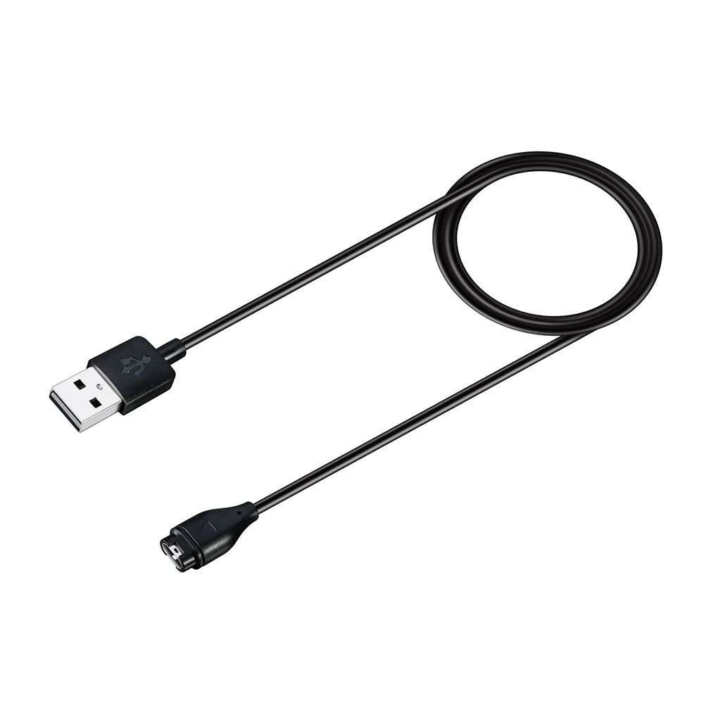 Kabel ładowania Techsuit TGC1 do Garmin Watch Fenix / vivoactive Series, USB-A, Czarny