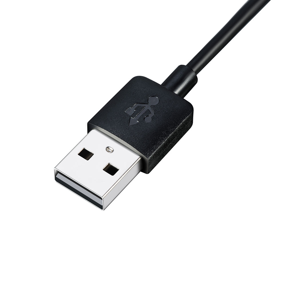 Kabel ładowania Techsuit TGC1 do Garmin Watch Fenix / vivoactive Series, USB-A, Czarny