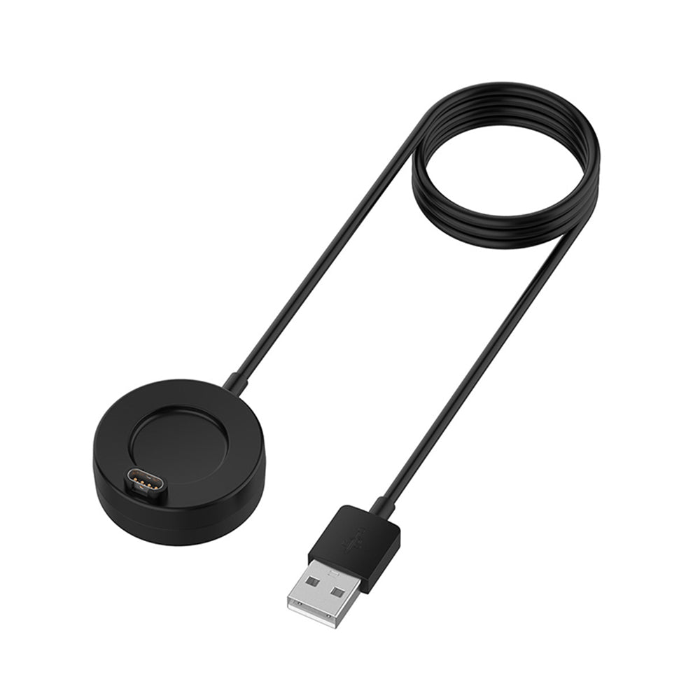 Kabel ładowania Techsuit TGC4 do Garmin Fenix 5 Plus / 7X / 6X / 6 / 5, USB-A, Czarny