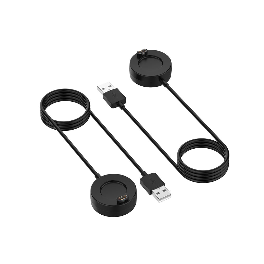 Kabel ładowania Techsuit TGC4 do Garmin Fenix 5 Plus / 7X / 6X / 6 / 5, USB-A, Czarny