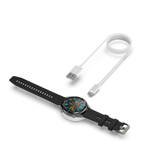 Kabel ładowania Techsuit THC3 dla Honor Watch / Huawei Watch Series, USB-A, Biały