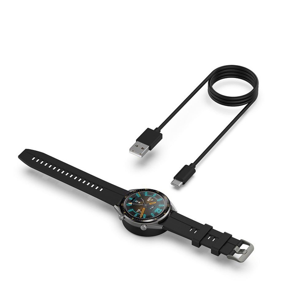 Kabel Ładowania Techsuit THC3 dla Honor Watch / Huawei Watch Series, USB-A, Czarny