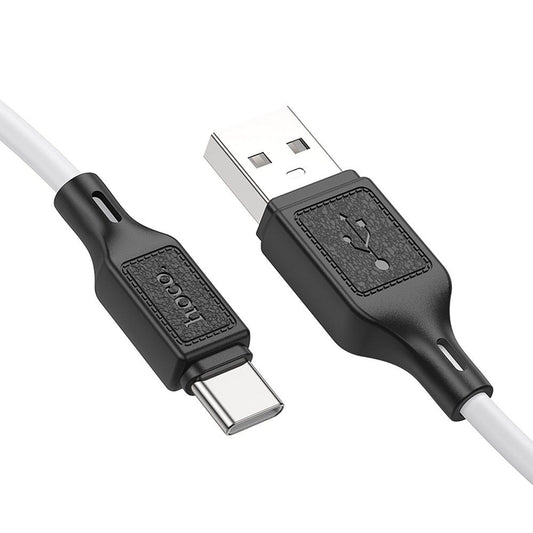Kabel do danych i ładowania USB-A - USB-C HOCO X90, 60W, 1m, Biały