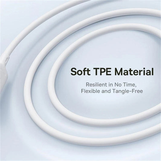 Kabel ładowania USB-C - Lightning / microUSB / USB-C Baseus Silky 3w1, 100W, 1,5m, Biały P10377706213-00